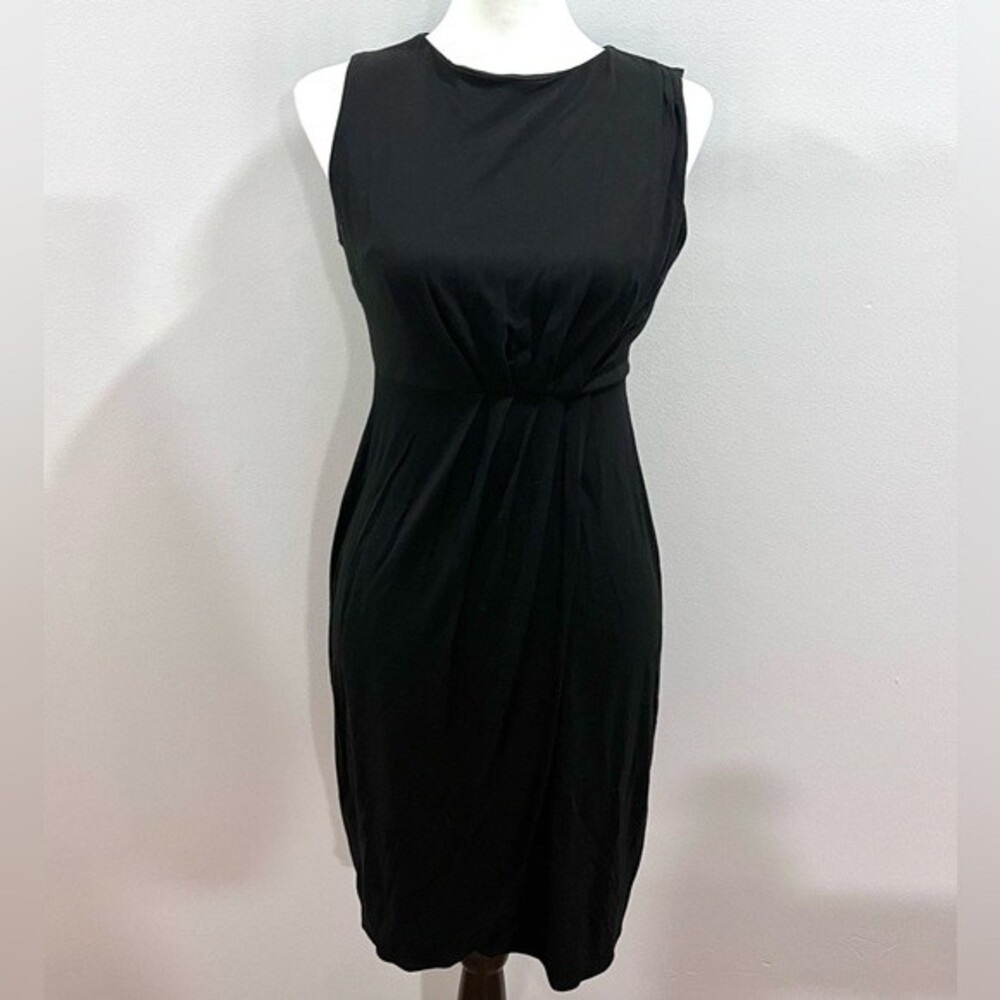 Pleated waist little black dress size XS